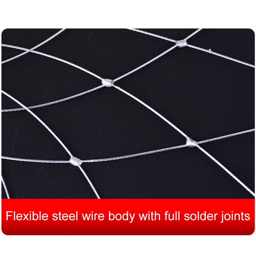 Fish Baskets Automatic Open Closing Crab Fishing Traps Steel Wire Collapsible