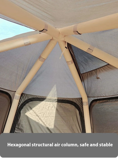 Large Camping Inflatable Air tent 4-6 people Waterproof Tent Hiking Camping Tent