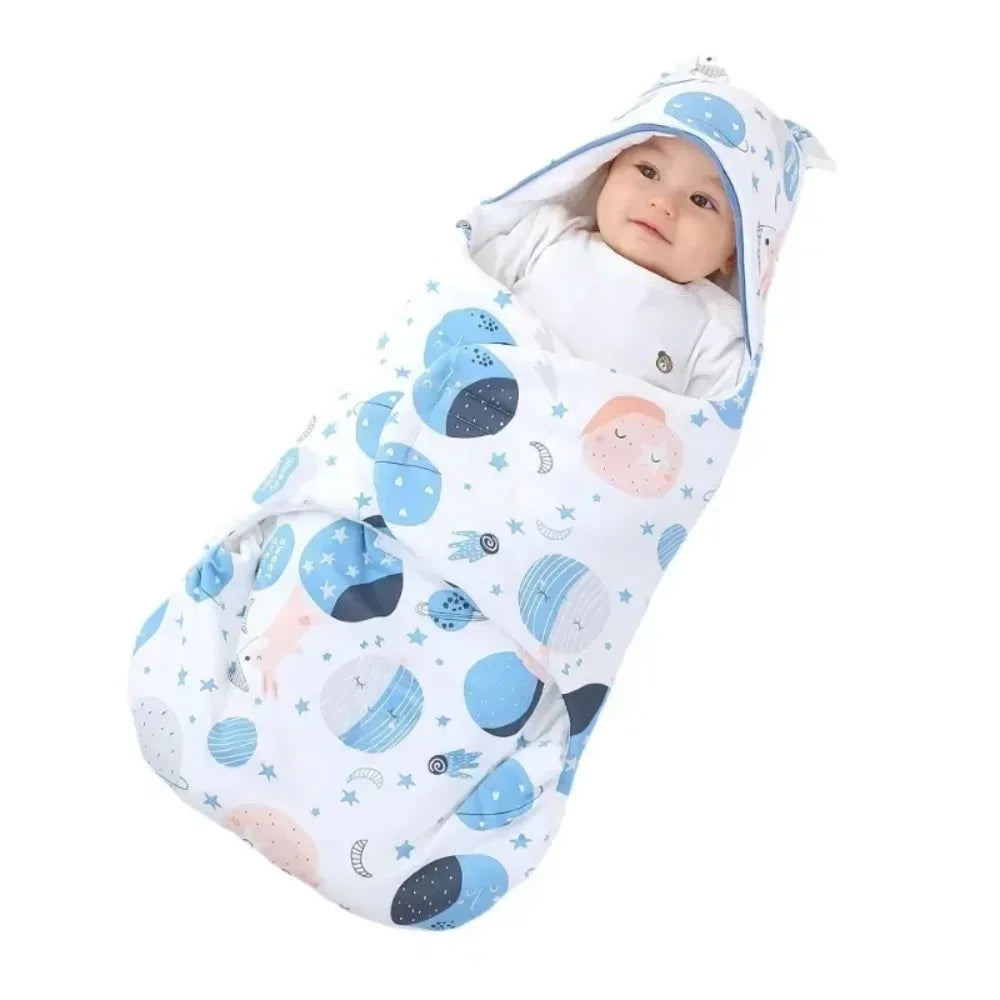 Newborn Baby Sleeping Bags Made of Pure Cotton for Spring, Autumn, Winter