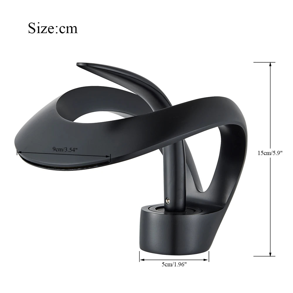 Black Brass New-Style Basin Faucet Bathroom Mixer Tap Hot Cold Water