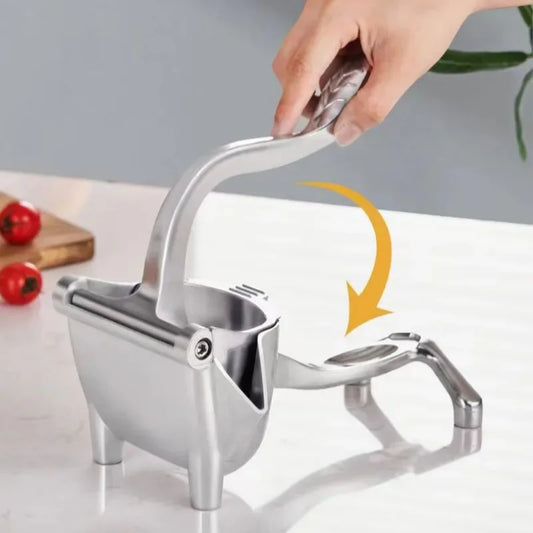 Manual Juice Squeezer Aluminum Alloy Hand Pressure Juicer