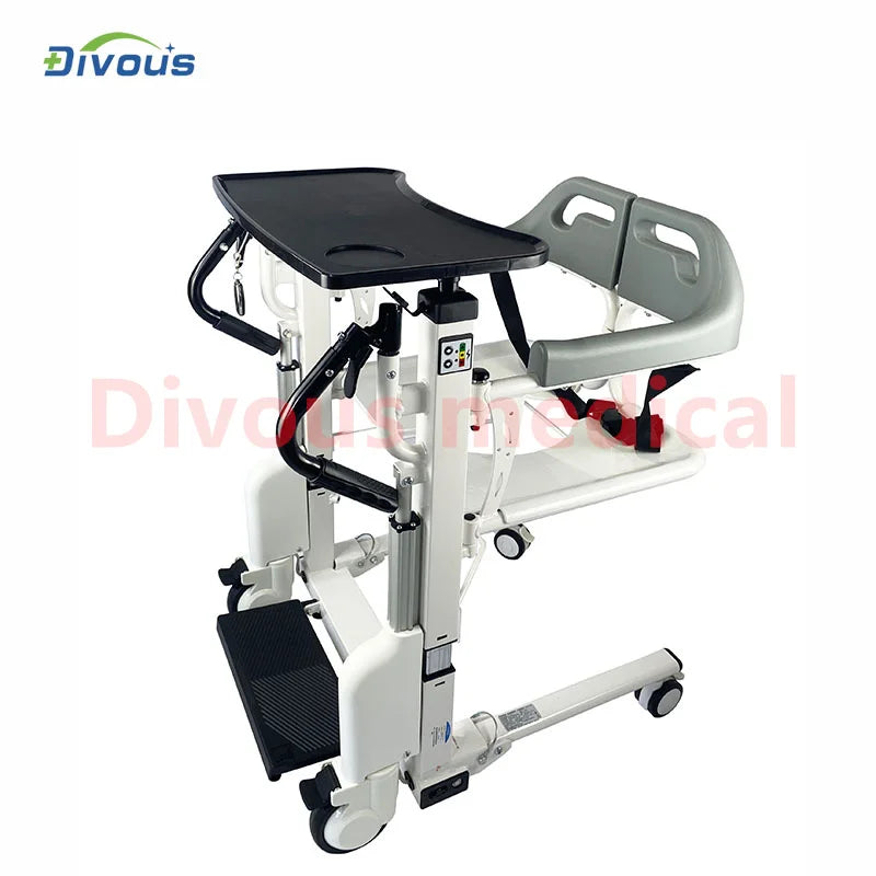 Patient Electric Transfer Chair with Commode for Disabled and Elderly Multifunctional Shift Lift