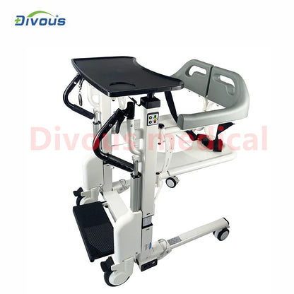 Patient Electric Transfer Chair with Commode for Disabled and Elderly Multifunctional Shift Lift