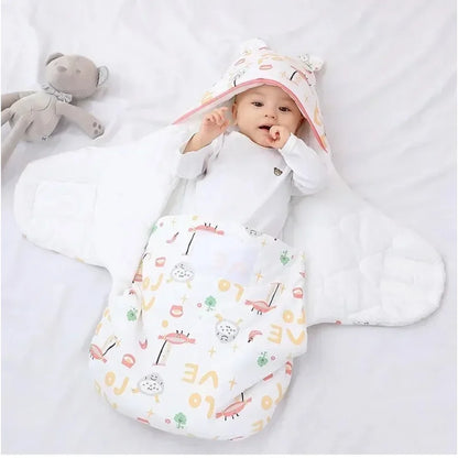 Newborn Baby Sleeping Bags Made of Pure Cotton for Spring, Autumn, Winter