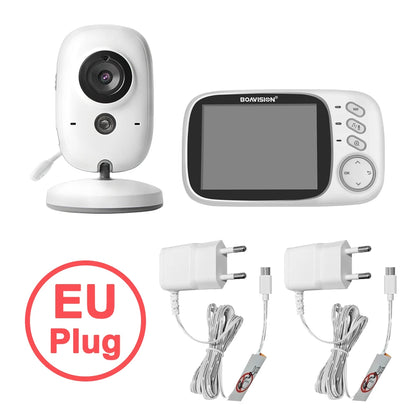 VB603 Video Baby Monitor 2.4G Wireless With 3.2 Inches LCD 2 Way Audio Talk Night Vision