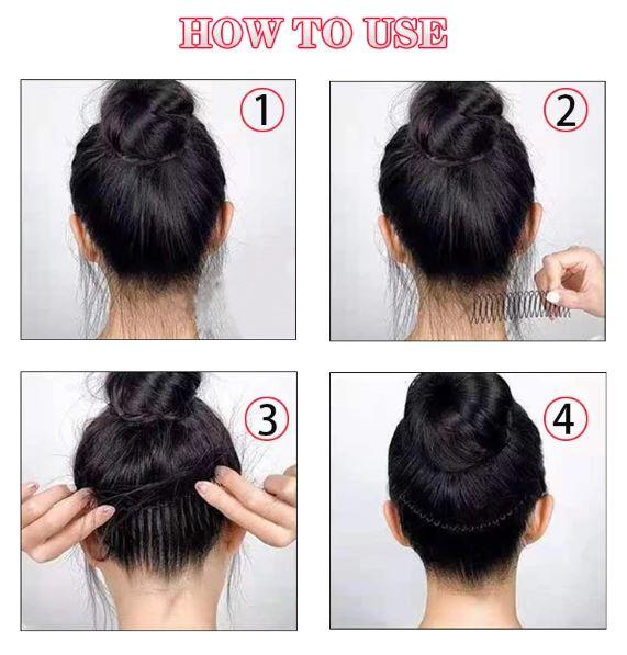 U shape hair finishing fixer wavy comb (1)
